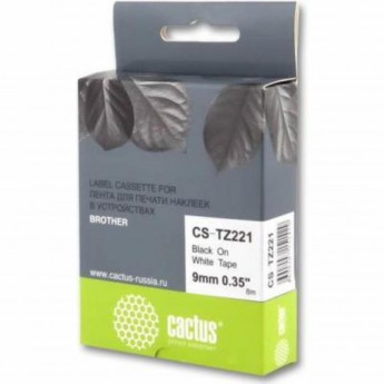 Картридж ленточный CACTUS CS-TZE121 для Brother PT-P1010, PT-P700, P750W, P900W, P950W, PT-D210, D450VP, D600VP, PT-H110BUNDE, черный Картридж ленточный CACTUS CS-TZE121 для Brother PT-P1010, PT-P700, P750W, P900W, P950W, PT-D210, D450VP, D600VP, PT-H110BUNDE, черный
