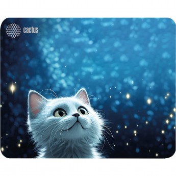 Коврик для мыши CACTUS WHITE CAT CS-MP-D11M 300x250x3мм Коврик для мыши CACTUS WHITE CAT CS-MP-D11M 300x250x3мм