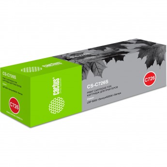 Лазерный картридж CACTUS CS-C726S (Cartridge 726) для Canon LBP 6200 i-Sensys, 6200d i-Sensys, 6200dw i-Sensys, 6230dw i-Sensys, черный, 2 100 стр. Лазерный картридж CACTUS CS-C726S (Cartridge 726) для Canon LBP 6200 i-Sensys, 6200d i-Sensys, 6200dw i-Sensys, 6230dw i-Sensys, черный, 2 100 стр.