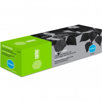 Лазерный картридж CACTUS CS-CF540X (HP 203X) для HP Color LaserJet M254dw, M254nw, M280nw, M281fdn, M281fdw, черный, увеличенной емкости, 3 200 стр. Лазерный картридж CACTUS CS-CF540X (HP 203X) для HP Color LaserJet M254dw, M254nw, M280nw, M281fdn, M281fdw, черный, увеличенной емкости, 3 200 стр.