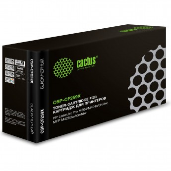 Лазерный картридж CACTUS CSP-CF259X (HP 59X) для HP LJ M304, M404, MFP M428, черный, 10 000 стр. Лазерный картридж CACTUS CSP-CF259X (HP 59X) для HP LJ M304, M404, MFP M428, черный, 10 000 стр.