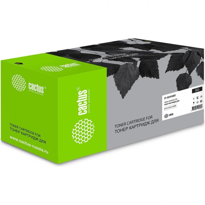 Лазерный картридж CACTUS (HP 643A) для принтеров HP Color LaserJet 4700, 4700DN, 4700DTN, 4700HDN, 4700N, 4700PH Plus, черный, 11 000 стр. CS-Q5950A