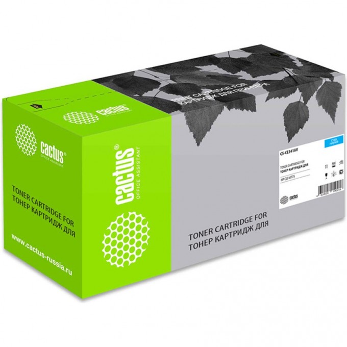 Лазерный картридж CACTUS (HP 651A) для HP Color LaserJet M775 (Enterprise 700 color), M775dn MFP, M775f MFP, M775z MFP, голубой, 16 000 стр. CS-CE341AV