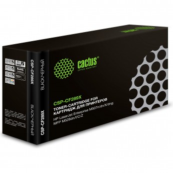 Лазерный картридж CACTUS CSP-CF289X (HP 89X) для HP LJ M507, MFP M528, черный, 10 000 стр. Лазерный картридж CACTUS CSP-CF289X (HP 89X) для HP LJ M507, MFP M528, черный, 10 000 стр.