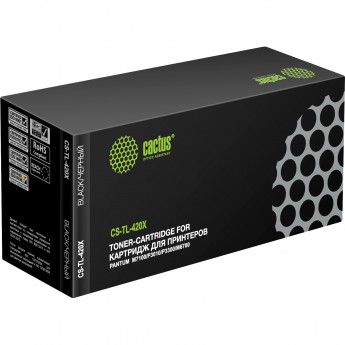 Лазерный картридж CACTUS CS-TL-420X (TL-420X) для Pantum M6700d, M6700dw, M6800fdw, M7100dn, M7200fd, P3010d, P3300dn, P3300dw, черный, увеличенной емкости, 6 000 стр. Лазерный картридж CACTUS CS-TL-420X (TL-420X) для Pantum M6700d, M6700dw, M6800fdw, M7100dn, M7200fd, P3010d, P3300dn, P3300dw, черный, увеличенной емкости, 6 000 стр.