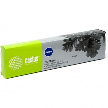 Матричный картридж CACTUS CS-FX890 (S015329) для Epson FX-890, LQ-590, черный Матричный картридж CACTUS CS-FX890 (S015329) для Epson FX-890, LQ-590, черный