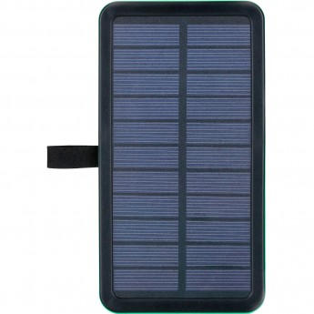 Мобильный аккумулятор CACTUS CS-PBFSPT-10000 3A, 2xUSB, солнечная панель, черный, 10000 mAh