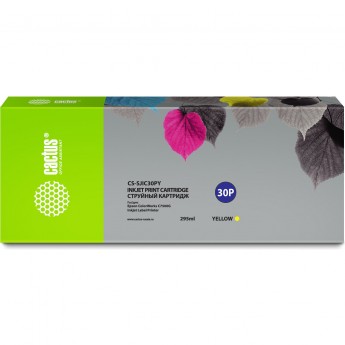 Струйный картридж CACTUS CS-SJIC30PY (SJIC30P-Y) для Epson ColorWorks TM-C7500G, желтый, 295 мл Струйный картридж CACTUS CS-SJIC30PY (SJIC30P-Y) для Epson ColorWorks TM-C7500G, желтый, 295 мл